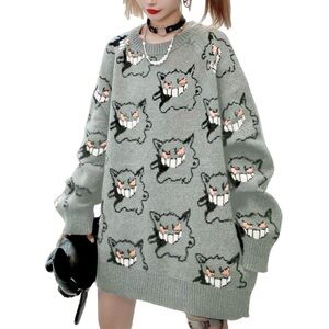 Gray Gengar Sweater